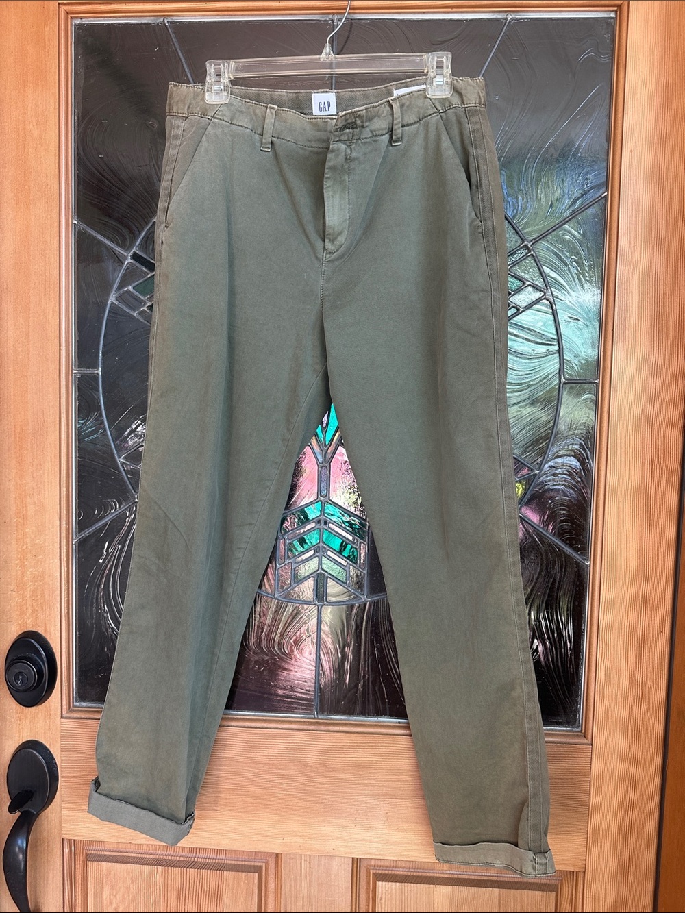 GAP Girlfriend Olive Chino Pants